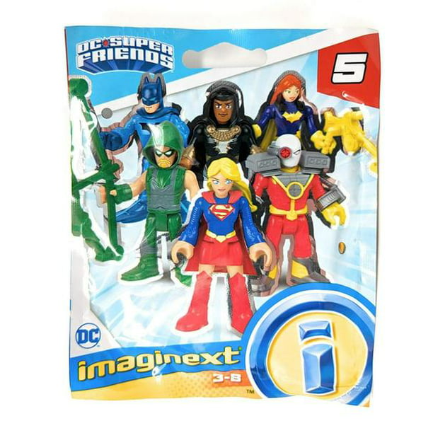 Imaginext DC Super Friends Series 5 Blind Bags Complete Set of 6 NEW SEALED
